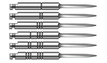 Rodbor korte 28mm 3 stk nr. 3*