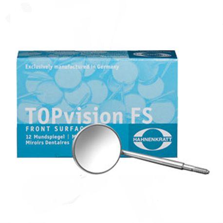 Mundspejl Topvision nr. 4 12 stk Rhodium plane