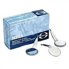 Mundspejl nr. 4 6 stk MEGAduo Rhodium plane