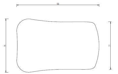 Fotospejl FS nr. 7 Rhodium dobbelt sidet*