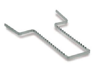 Standard kassette indlæg N stål 18x28 cm til 11 instr.*