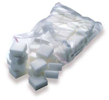 Endo skumpuder firkantet 5x5 cm 50 stk