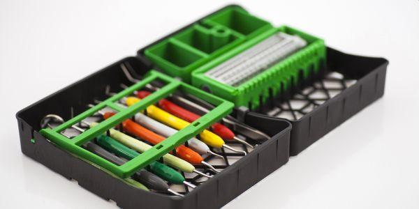 PractiPal kassettesæt Komplet 2 stk med tilbehør sort/grøn*