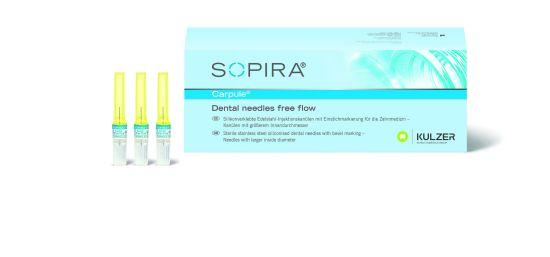 Sopira Free Flow kanyle 30G 0.3x12 mm 100 stk gul