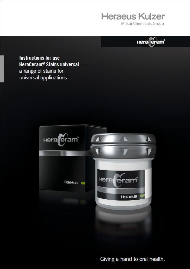 Brugervejledning til HeraCeram Stains Universal malersæt