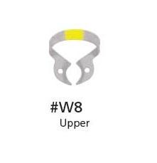 Fiesta kofferdamklamme uden vinger str. W8 Limegul*