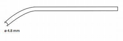 Aspirator Tip usteril Ø4.8 100 stk incl adapter*