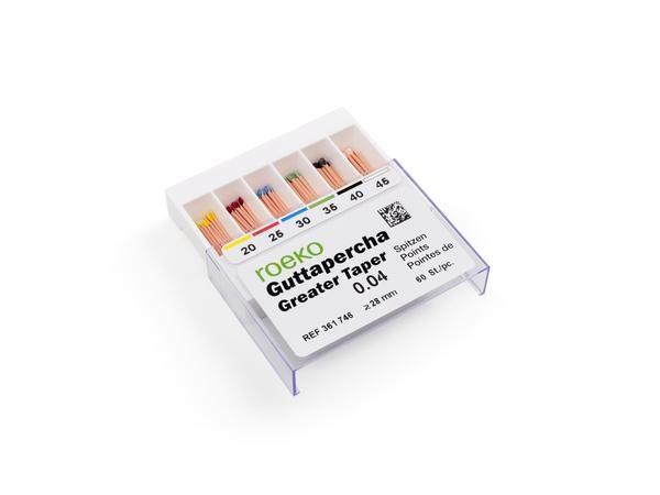 Guttapercha Greater Taper 0.04 60 stk nr 35