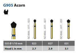 Diatech diamantbor FG G379.023-5-ML 5 stk*