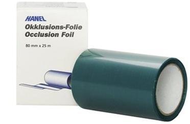 Occlusions-Folie 12 my grøn 80 mm/1 25 m*