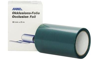 Occlusions-Folie 12 my Grøn 80 mm dobbeltsidet 25 m*