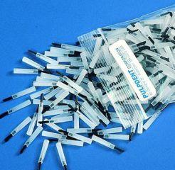 Penselhoved med sorte børster 24 mm 500 stk inkl 2 skafter*