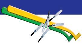 Skaft til engangspensler*