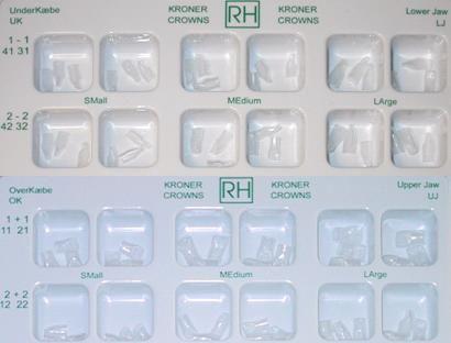 Kronesortiment Insisiv OK/UK 72 stk