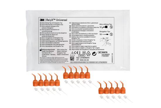RelyX Universal Micro blandespidser og forlænger 2 x 15 stk.