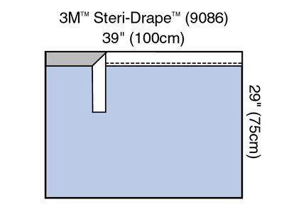 SteriDrape med klæb 100x75 cm 40 stk*