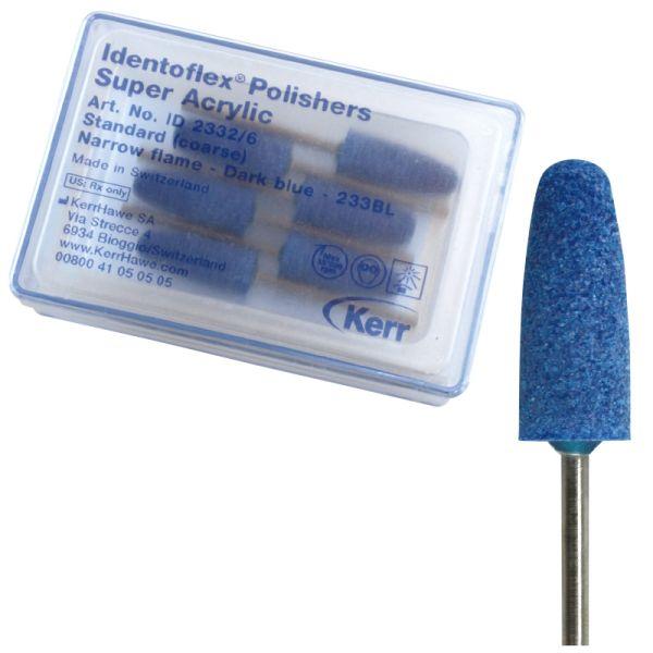 Identoflex 2332 polerer til HS bred fl.form mørk blå 6 stk*