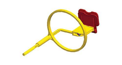 Super-Bite Posterior m/ring 4 stk Rød