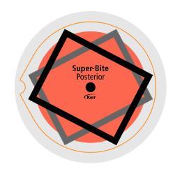 Super-Bite Posterior centreringskort 50 stk