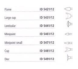 Identoflex Composit polerer 12 stk hvid flamme