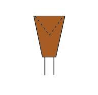 Identoflex ID4051 forpolerer 12 stk brun*