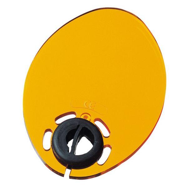 Beskyttelsesskærm orange til hærdelampe*