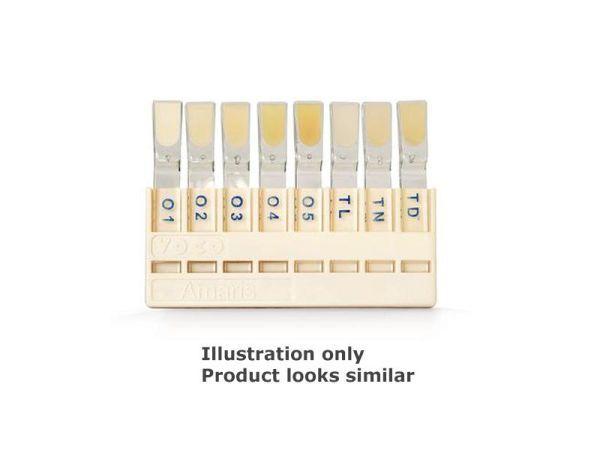 Glasiosite farveskala*