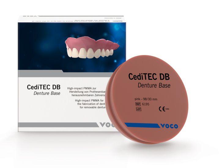 CediTEC DB PMMA disc 30 mm pink