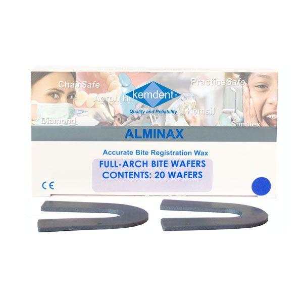 Alminax Wax Full Arch grå u formet 40 stk 250 gram