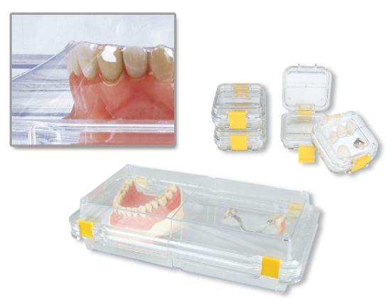 Membranboks til kroner/inlays klar plast 12 stk*