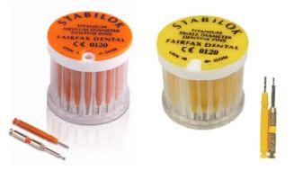 Stabilok 0.76 mm orange 20 titaniumstifter + 1 bor