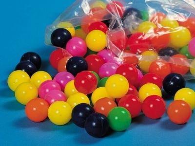 Hoppebolde assorterede farver Ø2.5 cm 100 stk