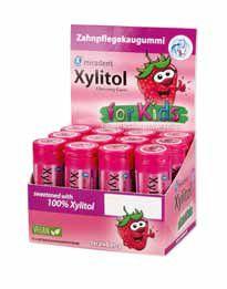 Xylitol tyggegummi til børn jordbær 12x30 stk*