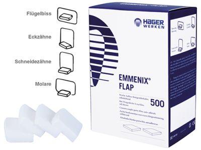 Emmenix Flap filmholder i skum m/klæb hvid 500 stk