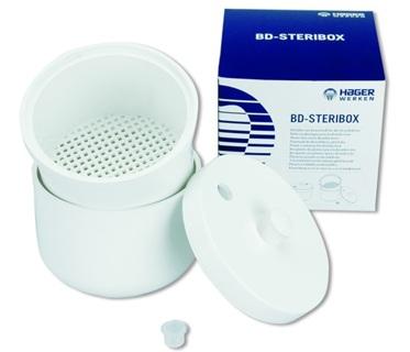 BD-Steribox borskål m/låg plast hvid*