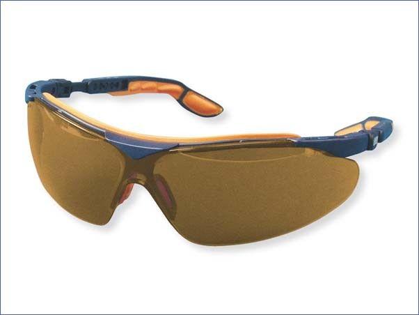 Uvex iSpec Comfort fit beskyttelsesbrille blå/orange*