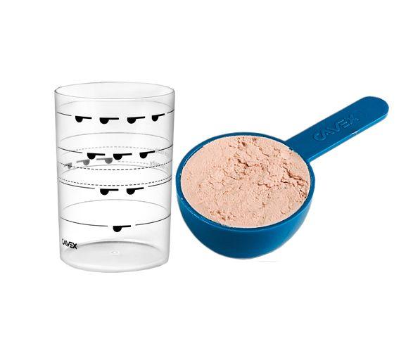 Måleske og målebæger til alginat 1 sæt