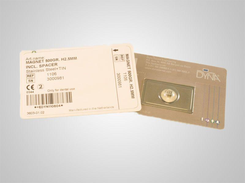 Magnet 500 gram højde 2.7 mm