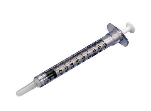 Luer-lock sprøjte 1 ml 100 stk*