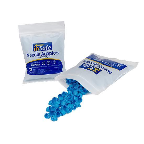 InSafe Sharps blå kanyle-adaptorer 250 stk