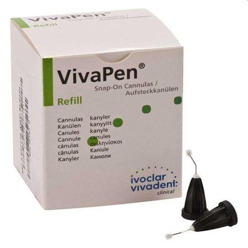 AdheSE Universal VivaPen snap-on Børstekanyle/blå 100 stk