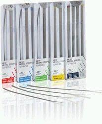 Metal Strips 4x3 stk N° 1000 assorteret gul*