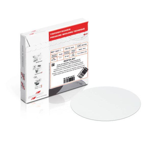 Isofolan folie 0.10x125 mm rund 100 stk