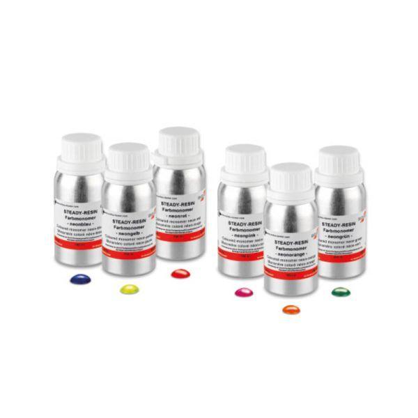 Steady-resin farvet monomer 100 ml Neon grøn*
