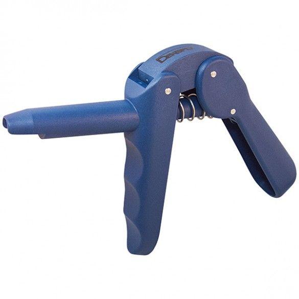 Komposit pistol i plast blå