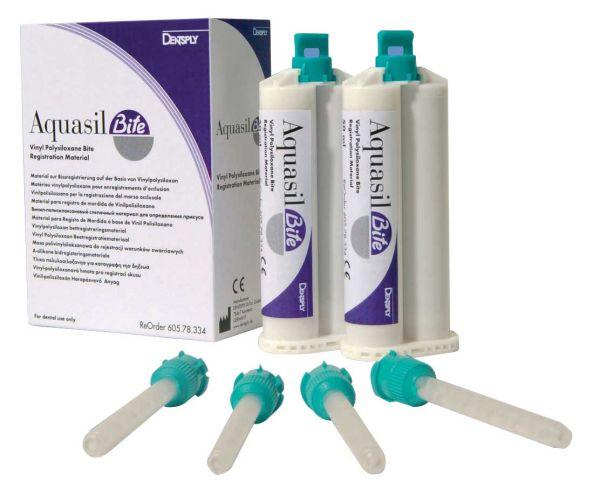 Aquasil Bite 2x50 ml og 12 grønne blandespidser*