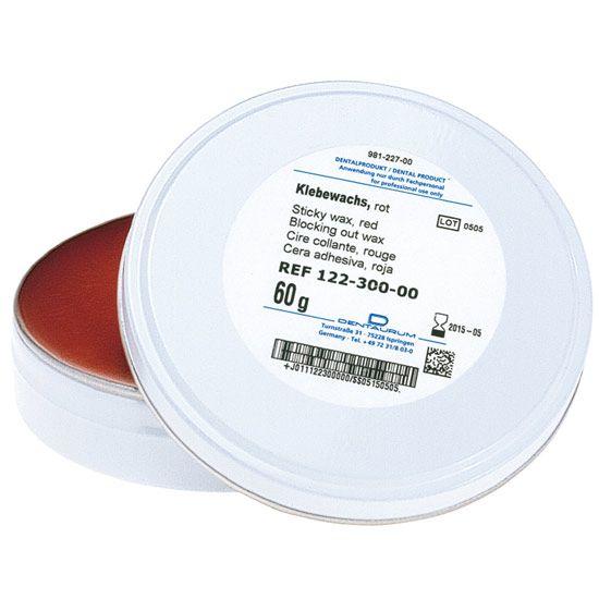 Klæbevoks rød, i dåse, 60 gram*