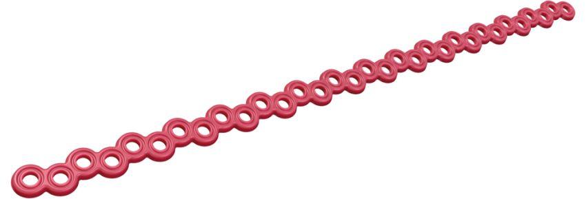 Perforeret voks-retention LR rød 25 stk