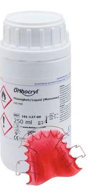 Orthocryl væske 250 ml Rød*