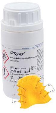 Orthocryl væske 250 ml Gul*